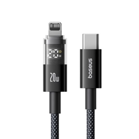Baseus PD 20W Display 2 Fast Charging Data Cable Type-c to Lightning 1m