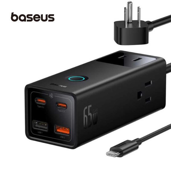 Baseus PowerCombo Digital PowerStrip 3AC+2U+2C 65W with 1.5m Power Cord