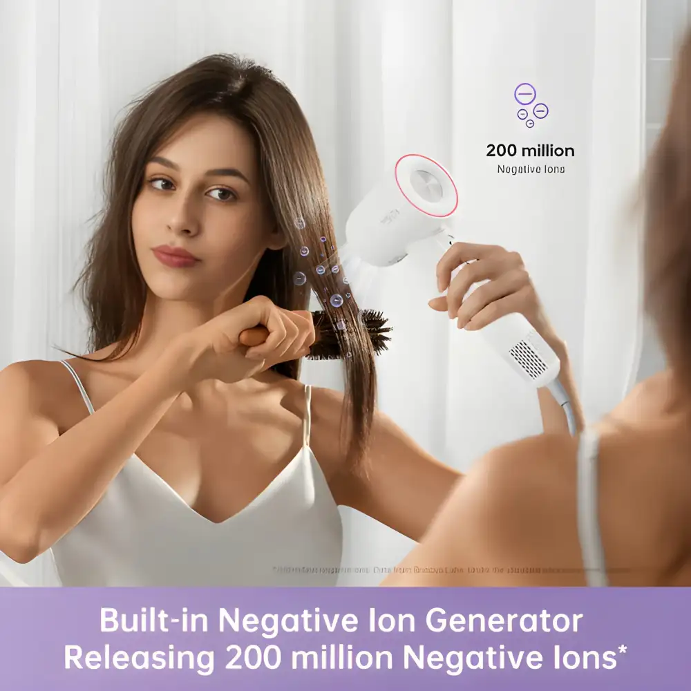 Beautyshecare AeroGlow high speed hair dryer with power