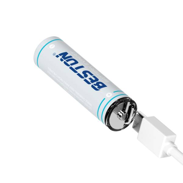 Beston AA 2200mAh 4PCS Lithium Rechargeable Battery 1.5V (Type-C Port)