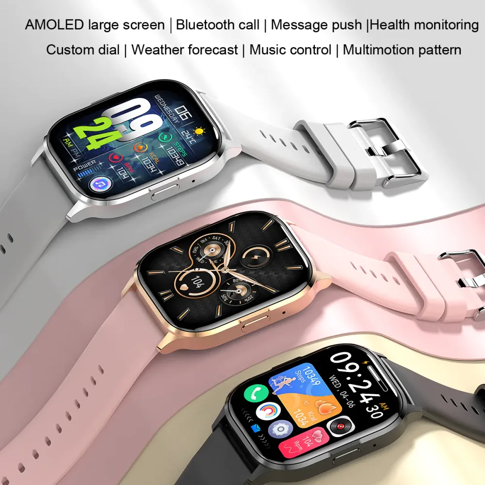 Blisbond Alpha AMOLED Display Smart Watch