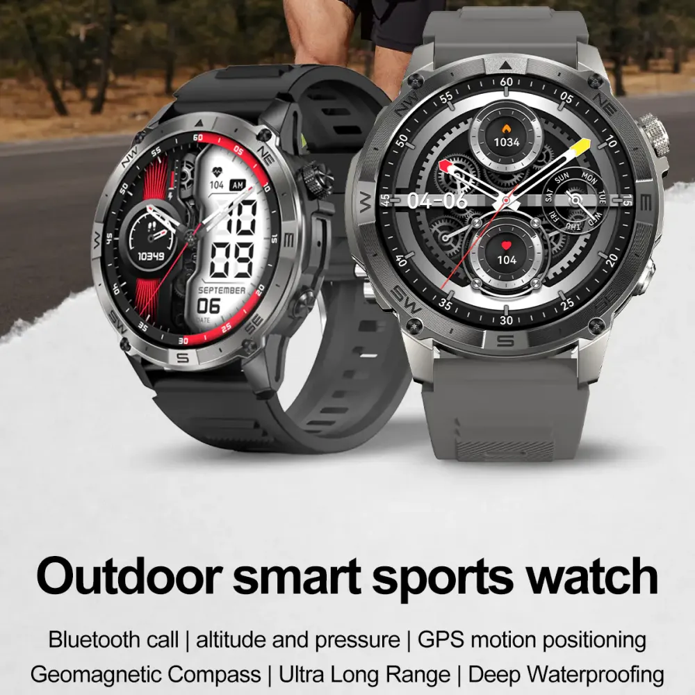 Blisbond Storm AMOLED Display Smart Watch