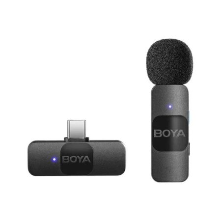 Boya BYV10 2.0 Ultracompact 2.4GHz Wireless Microphone System for Type C Device