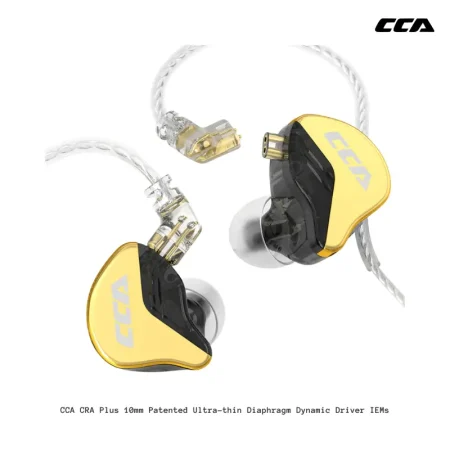 CCA CRA Plus 10mm Patented Ultra-thin Diaphragm Dynamic Driver IEM