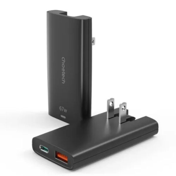 Choetech PD6011 67W GaN Dual Port Universal Charging Adapter