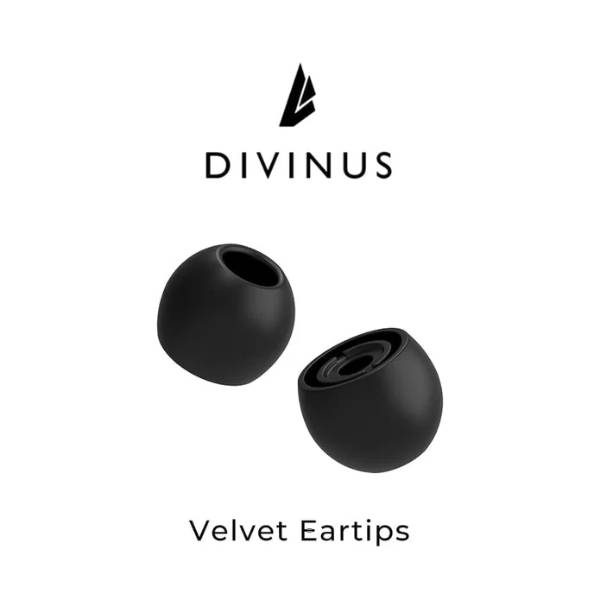 DIVINUS Velvet Silicone Eartips For 3.5mm Nozzle