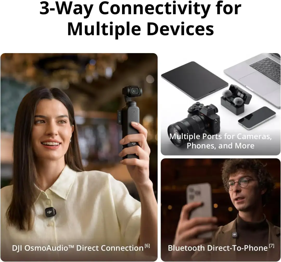 DJI Mic 3 portable mini wireless microphone kit