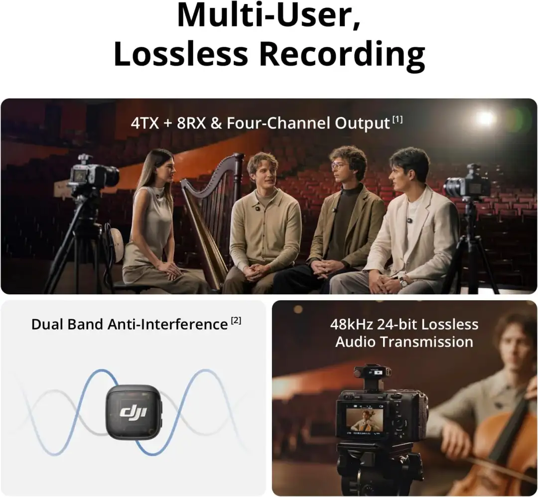DJI Mic 3 mini mic system clear audio BD