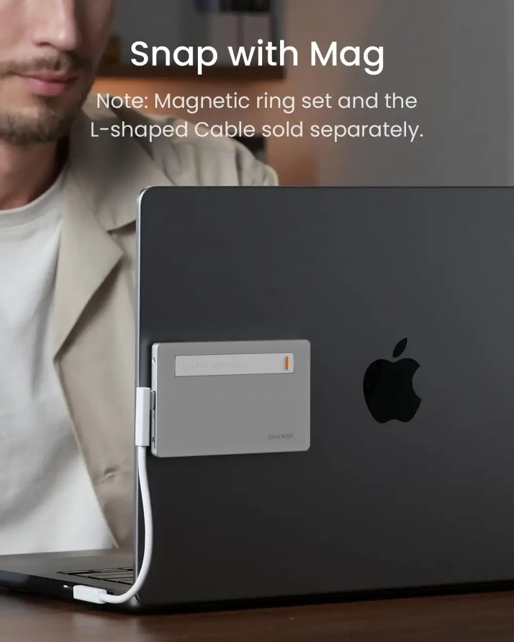 Disk Plus SSD Enclosure 10 Gbps M.2 NVMe USB-C 3.2 Gen 2