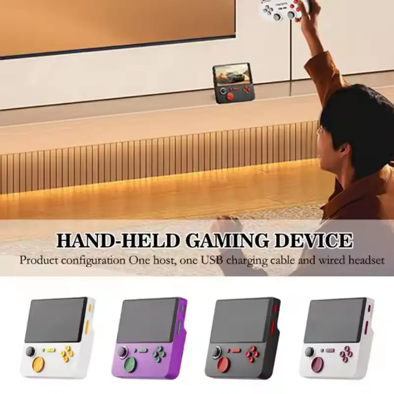 E5 Handheld Game Console 6000mah POWER Bank 2 em 1 carregador rápido 17W Built-in Retro Games