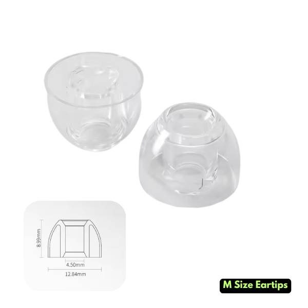 EPZ M100 Liquid Silicone Eartips for IEM Earphone Bluetooth Earbuds