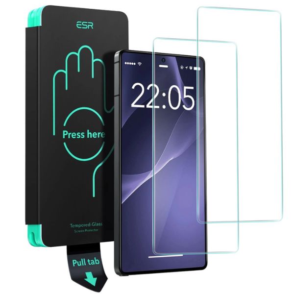 ESR Armorite Tempered Glass Screen Protector for Galaxy S25 Ultra, 2 Pack