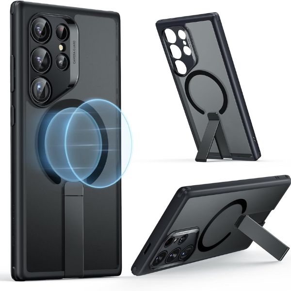 ESR Boost Flickstand HaloLock MagSafe Kickstand Case for Samsung S24 Ultra