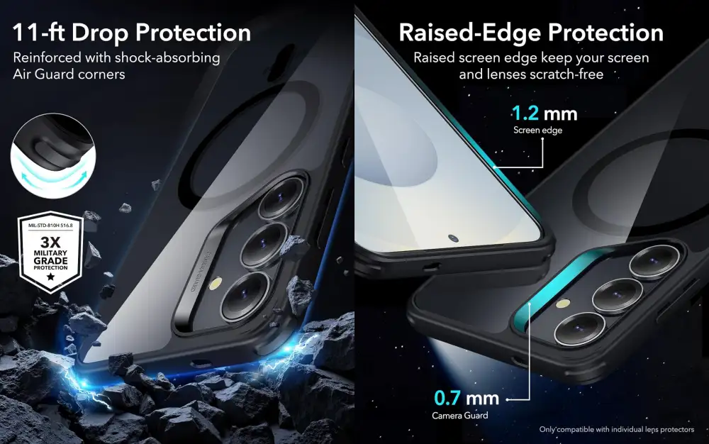 ESR Galaxy S25 Ultra Classic Hybrid Case (HaloLock)