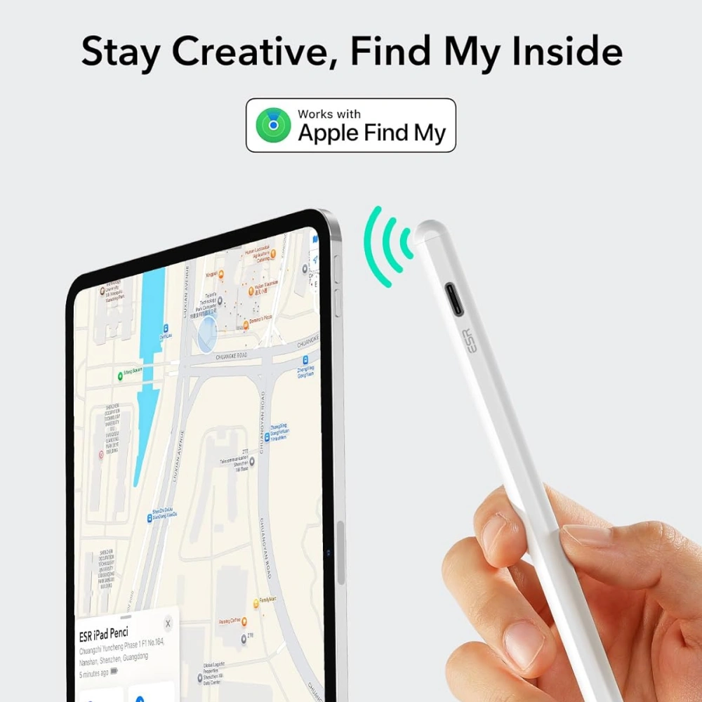ESR Geo Digital Pencil Pro with Find My Feature for iPad