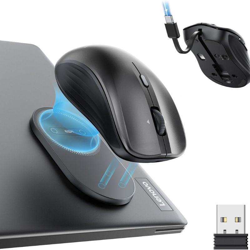 ESR MagMouse Snap to Carry Rechargeable Wireless Mouse