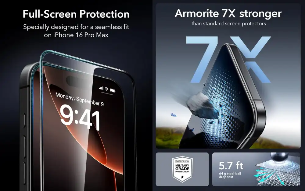 ESR Tempered-Glass Screen Protector for iPhone