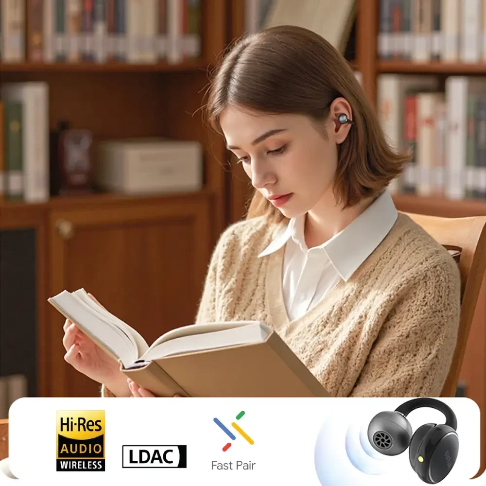 EarFun Clip-On Wireless Earbuds