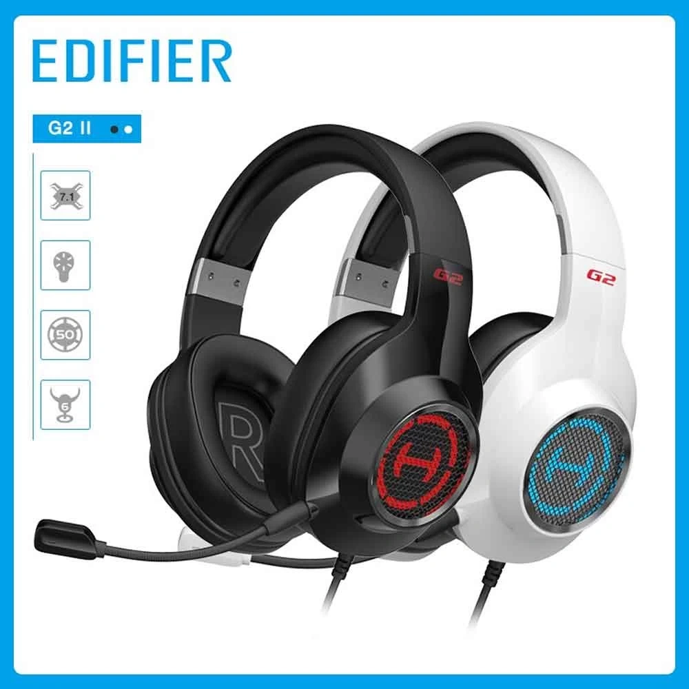 Edifier G2 II Black Over-Ear Wired Gaming Headphone