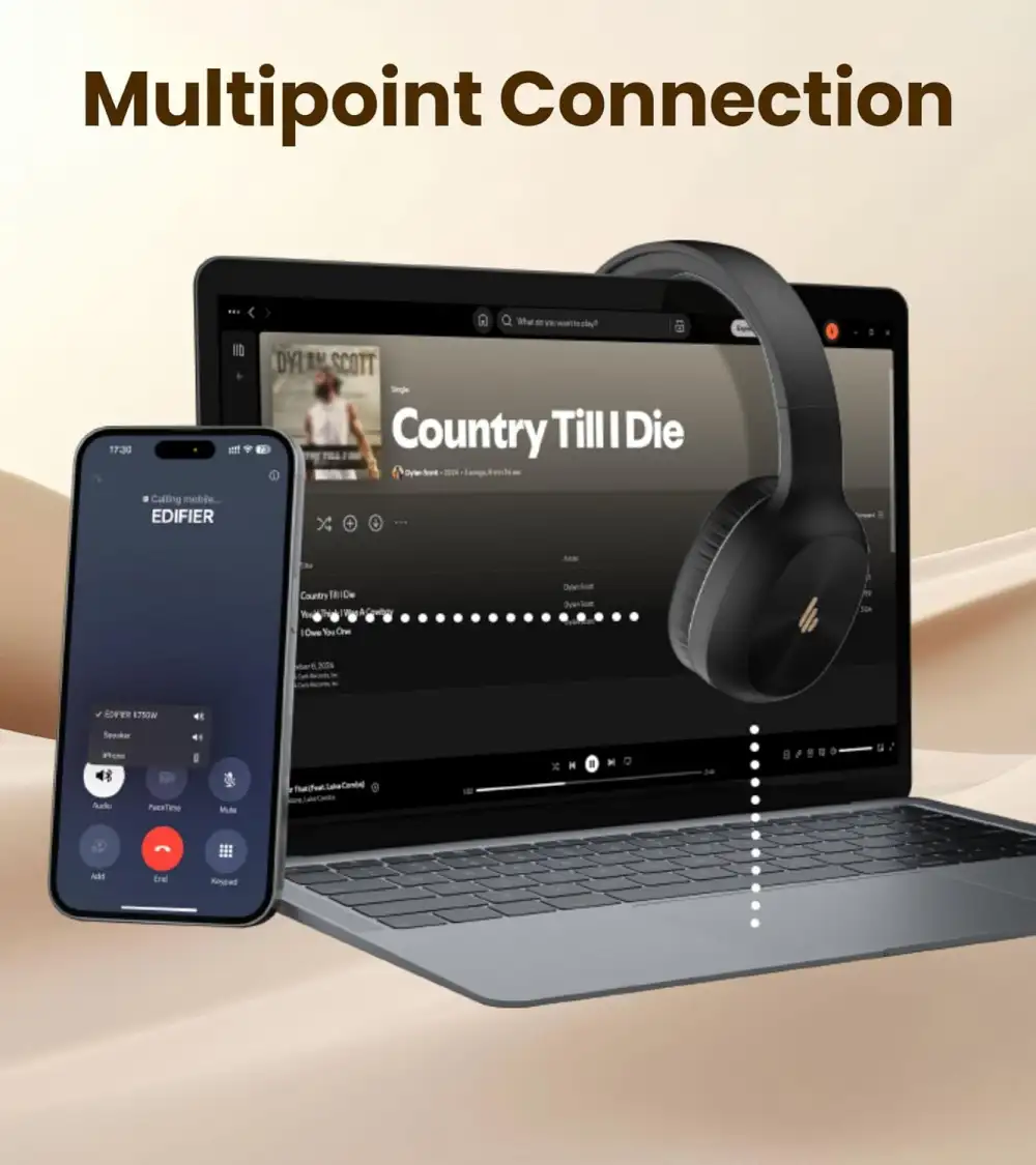 A close-up angle focusing on the built-in microphone and control buttons