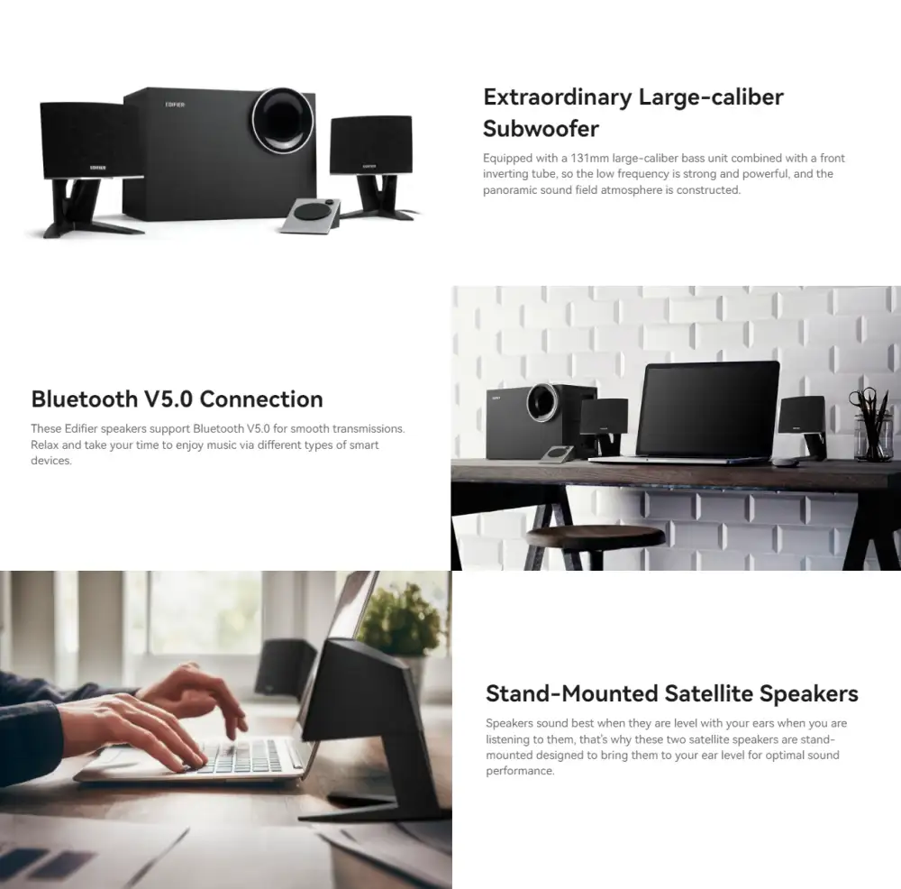 Edifier M203BT Bluetooth Multimedia Speaker