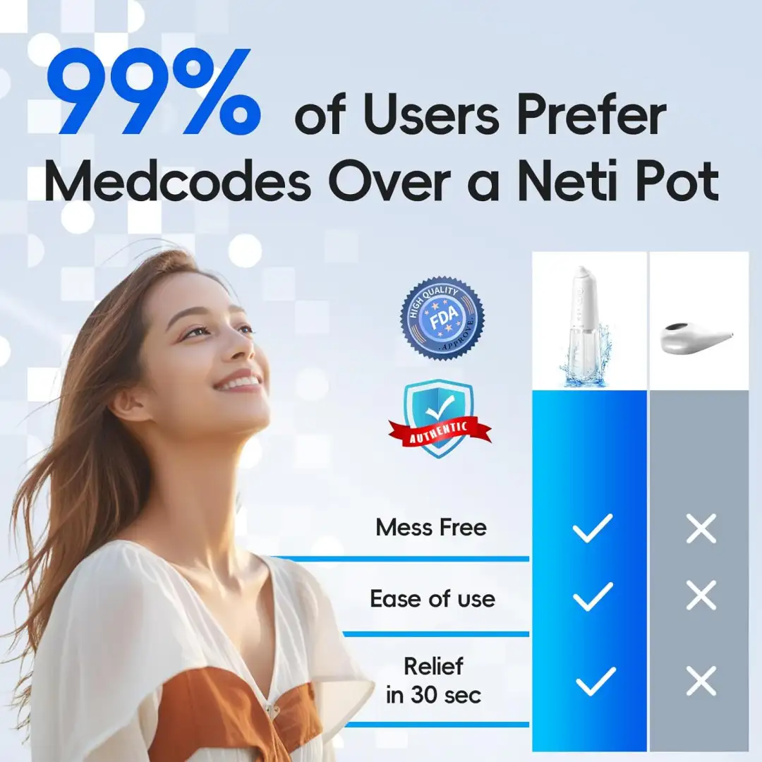 Electric nasal irrigation system with pulsating sinus rinse