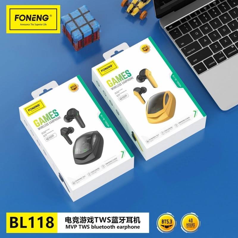 FONENG BL118 Stereo Gaming TWS Earbuds