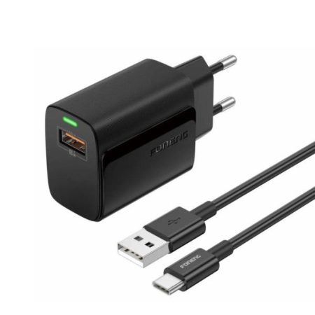 FONENG EU64 18W Fast Charger with Type-C Cable