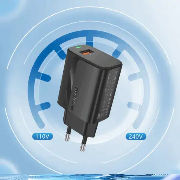 FONENG EU64 18W Fast Charger with Type-C Cable