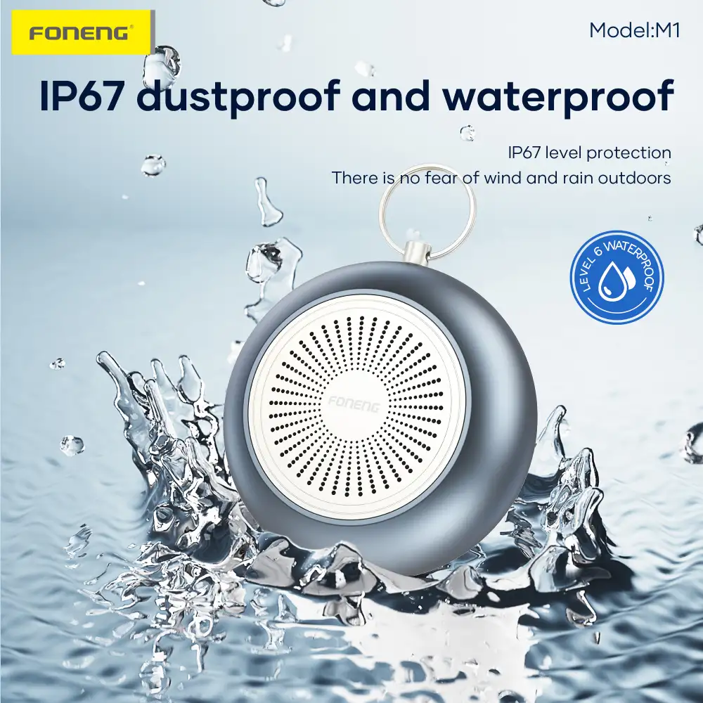 Compact wireless speaker for outdoor music lovers