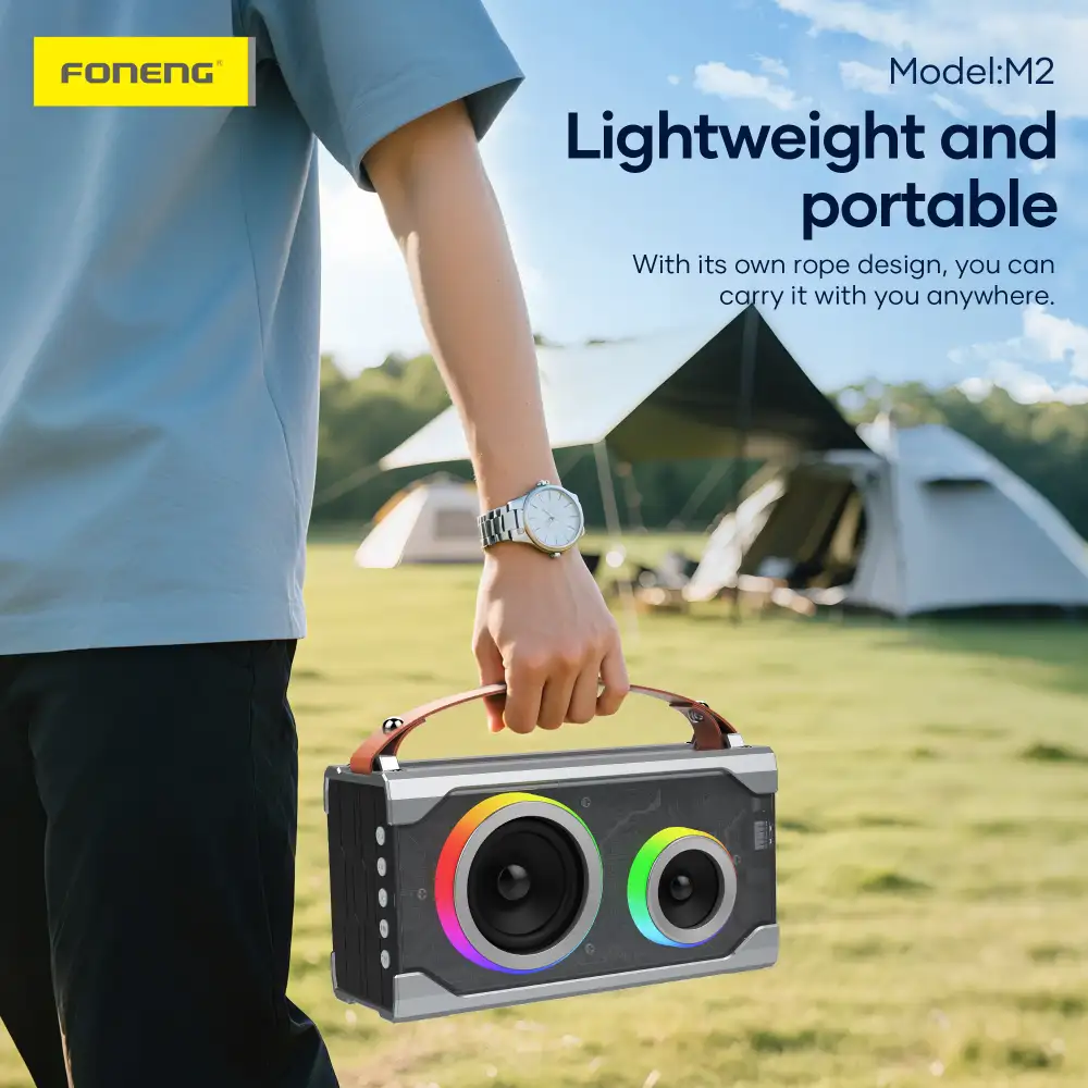 . Compact wireless speaker for clear powerful audio