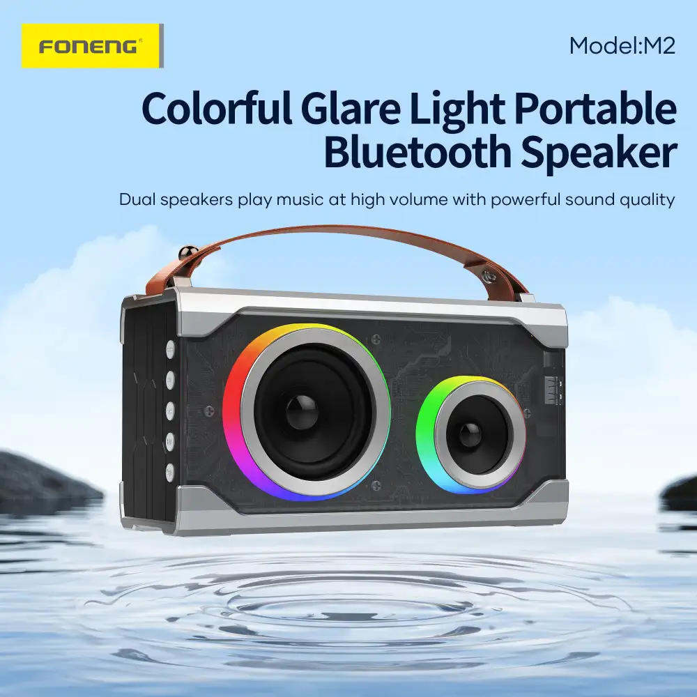 Foneng M2 15W portable Bluetooth speaker with deep bass
