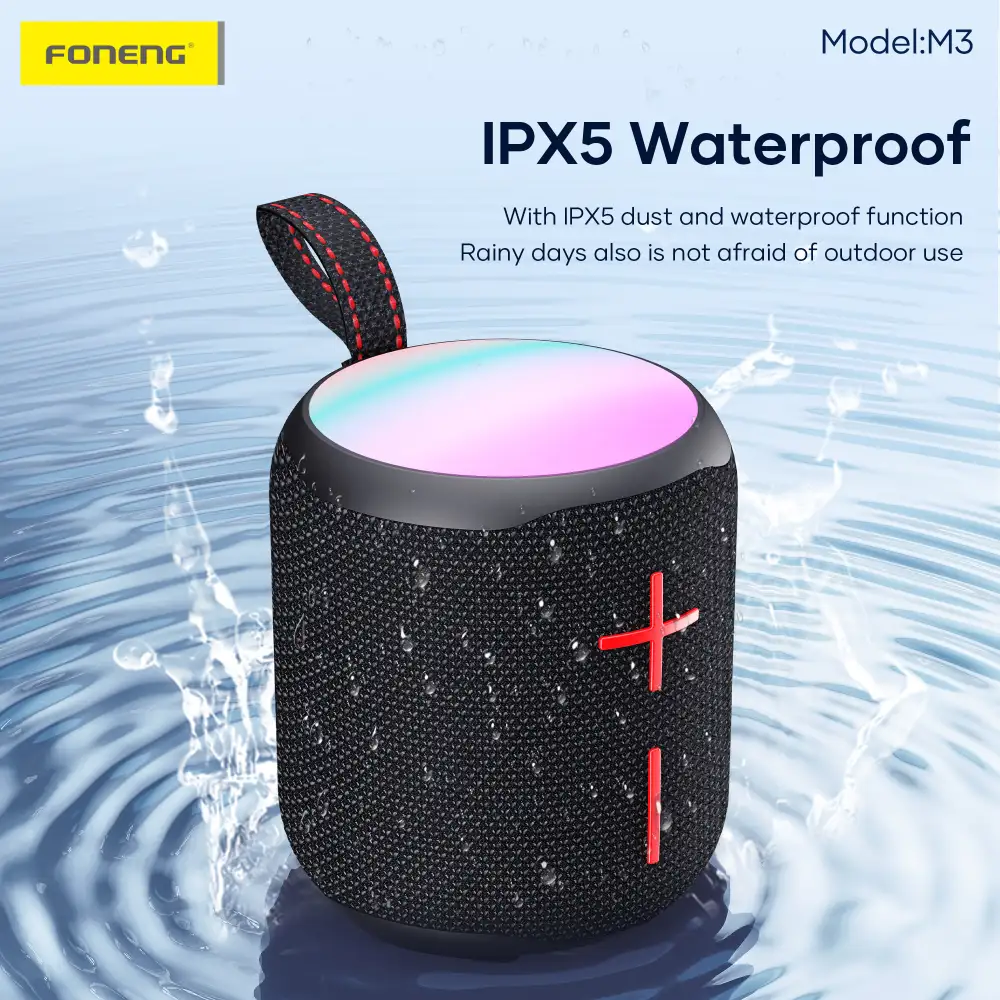 Compact Bluetooth speaker for daily music use 3. M3 portable design delivering clear loud audio