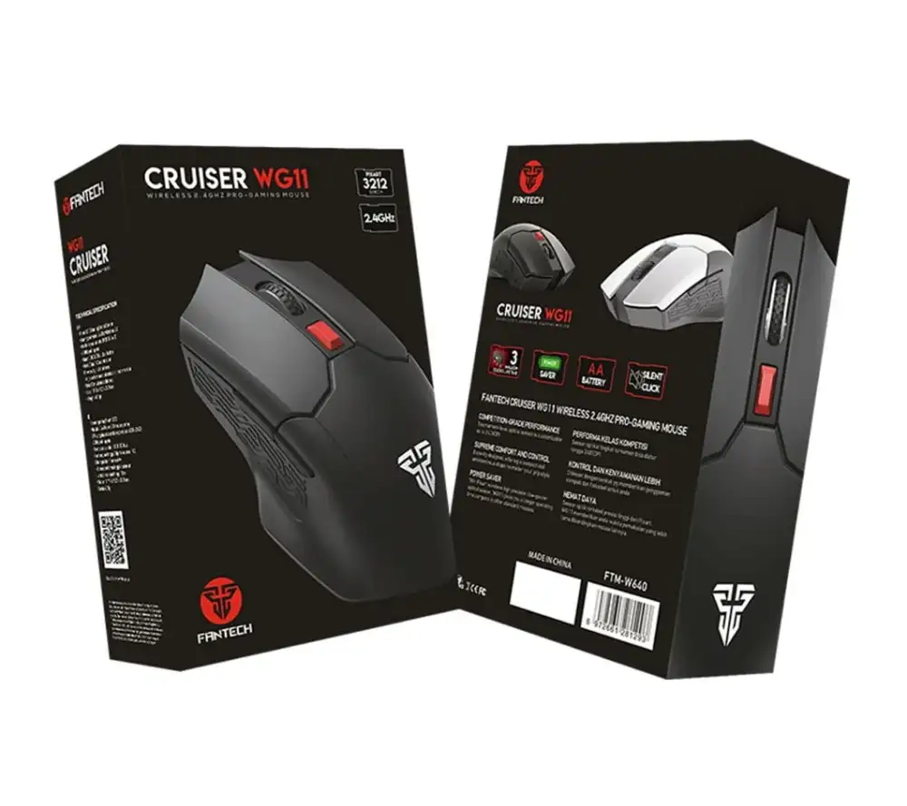 Fantech Cruiser WG11 Wireless 2.4GHZ Pro-Gaming Mouse