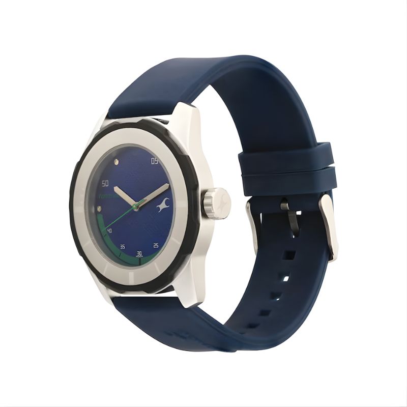 Fastrack 3099SP05 Quartz Analog Blue Dial Plastic Strap Men’s Watch