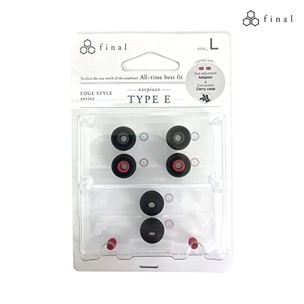 Final Audio Silicon Type E Eartips kit with Case