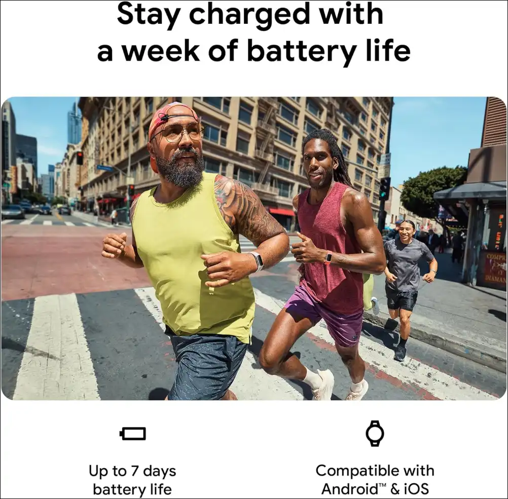 Fitbit Charge 6 Fitness Tracker with Google apps