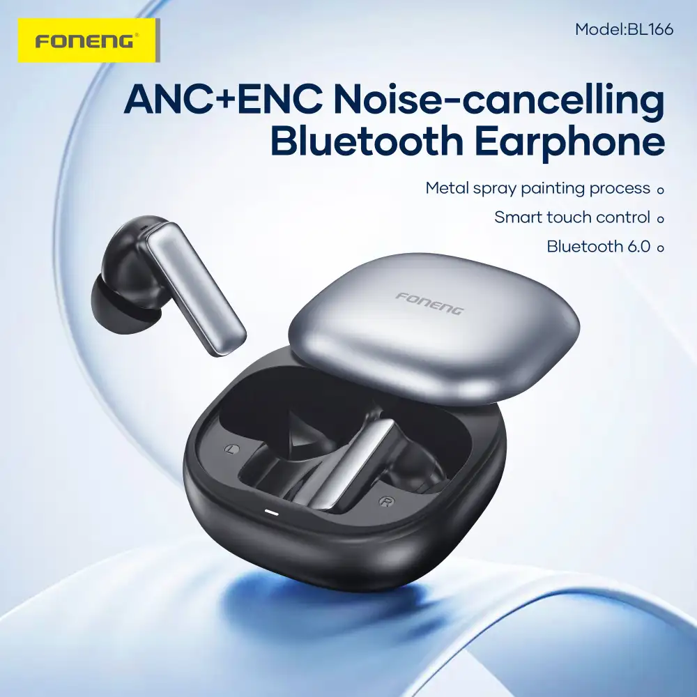 Foneng BL166 ANC earbuds with rich immersive sound