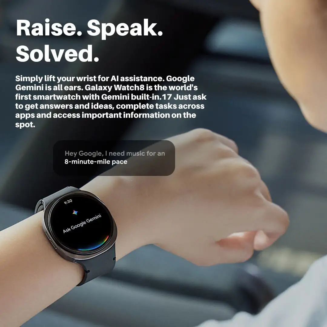 Samsung Galaxy Watch 8 modern smartwatch for fitness