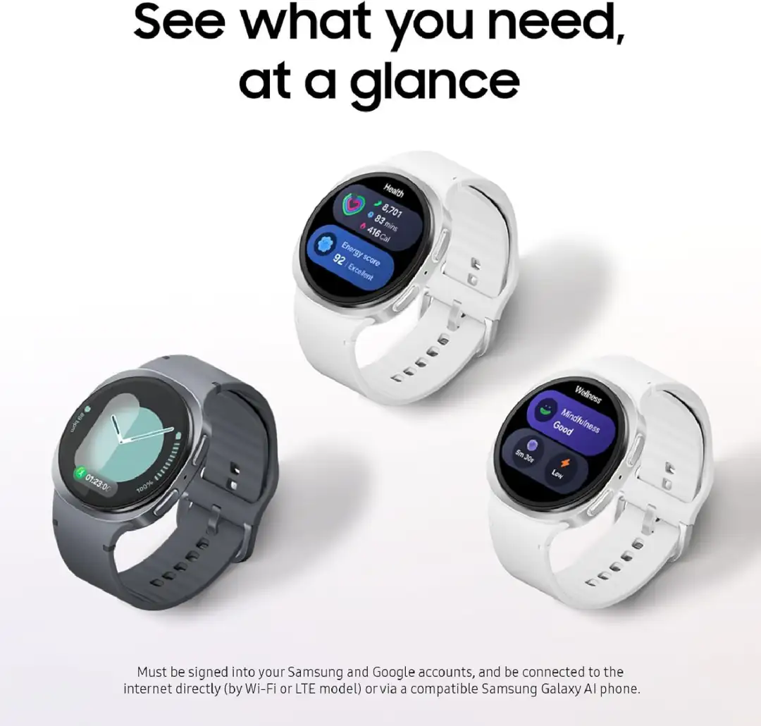 Samsung Galaxy Watch 8 sleek design AMOLED display smartwatch