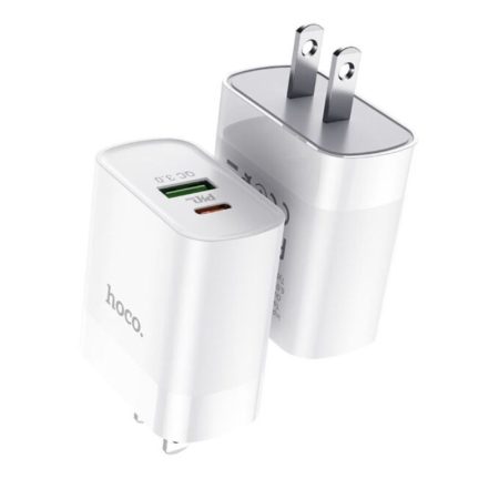 HOCO C80 Fast Charger 18W Dual Port Adapter