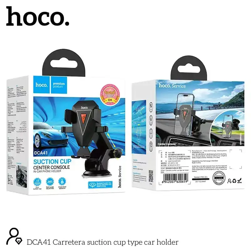 HOCO DCA41 Carretera suction cup type car holder