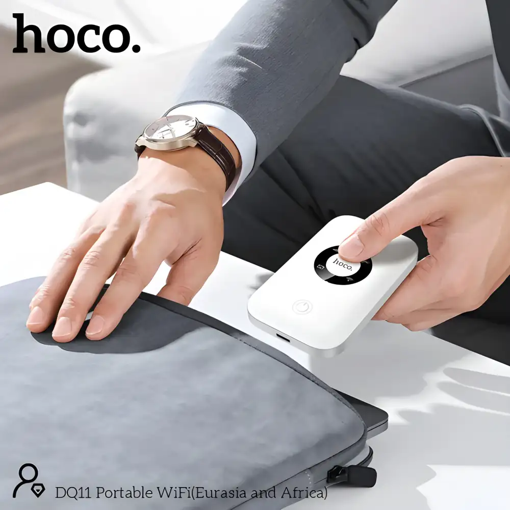 HOCO DQ11 4G Portable WiFi Router features and design
