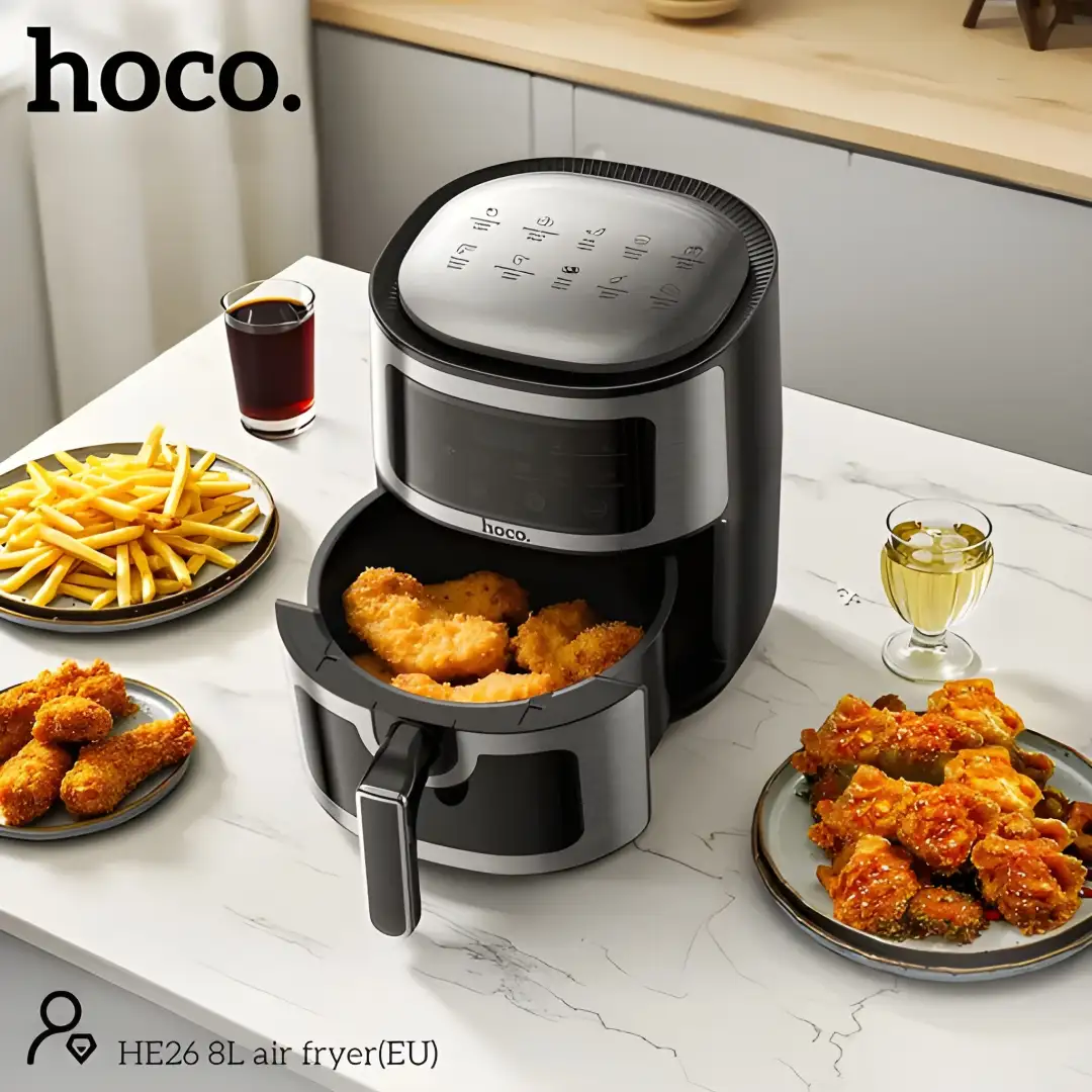 Large capacity Hoco HE26 air fryer oil-free cooking design