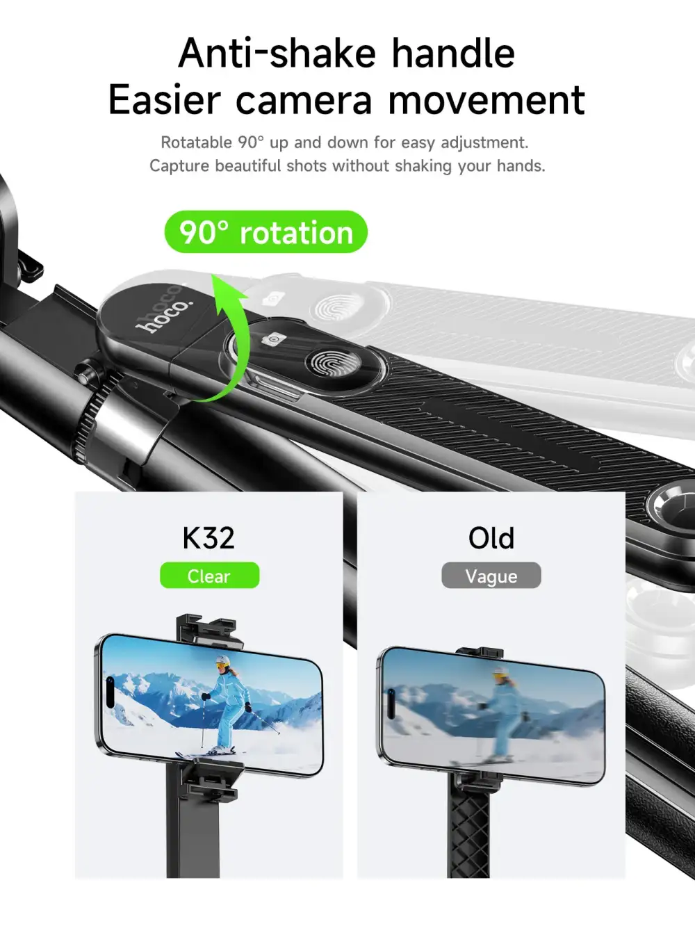 K32 durable stand offering smooth angle control