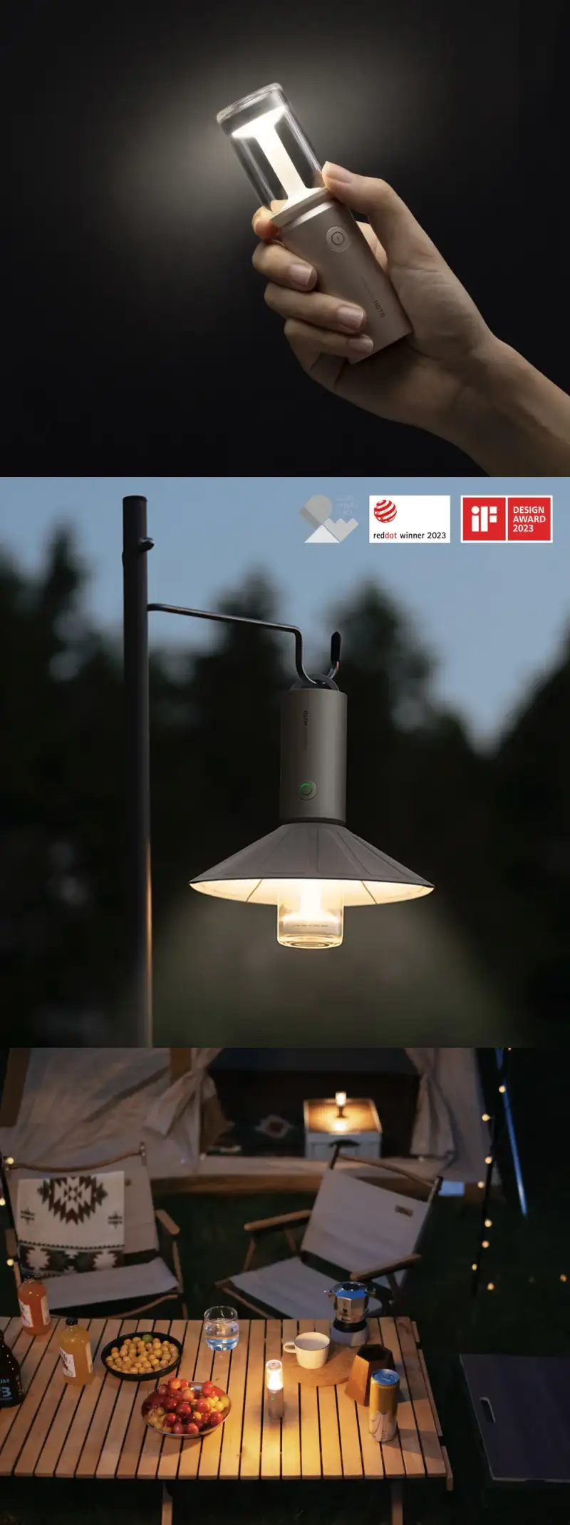 HOTO Multi-mode Camping Flashlight