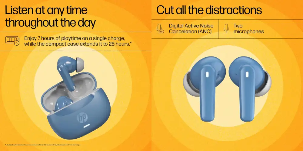 HP H150 True Wireless Earbuds