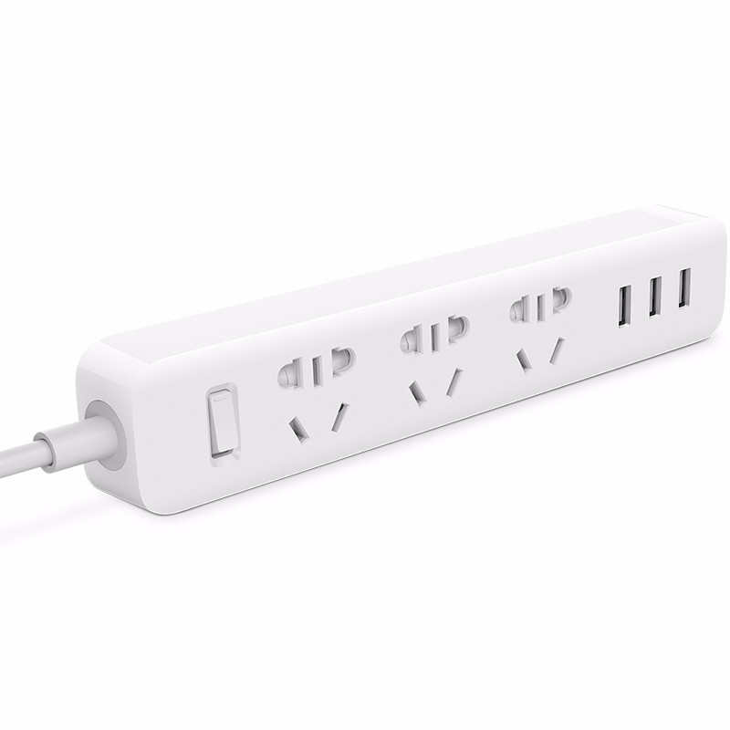 Xiaomi Mi 3 Socket 3 USB Power Strip XMCXB01QM White