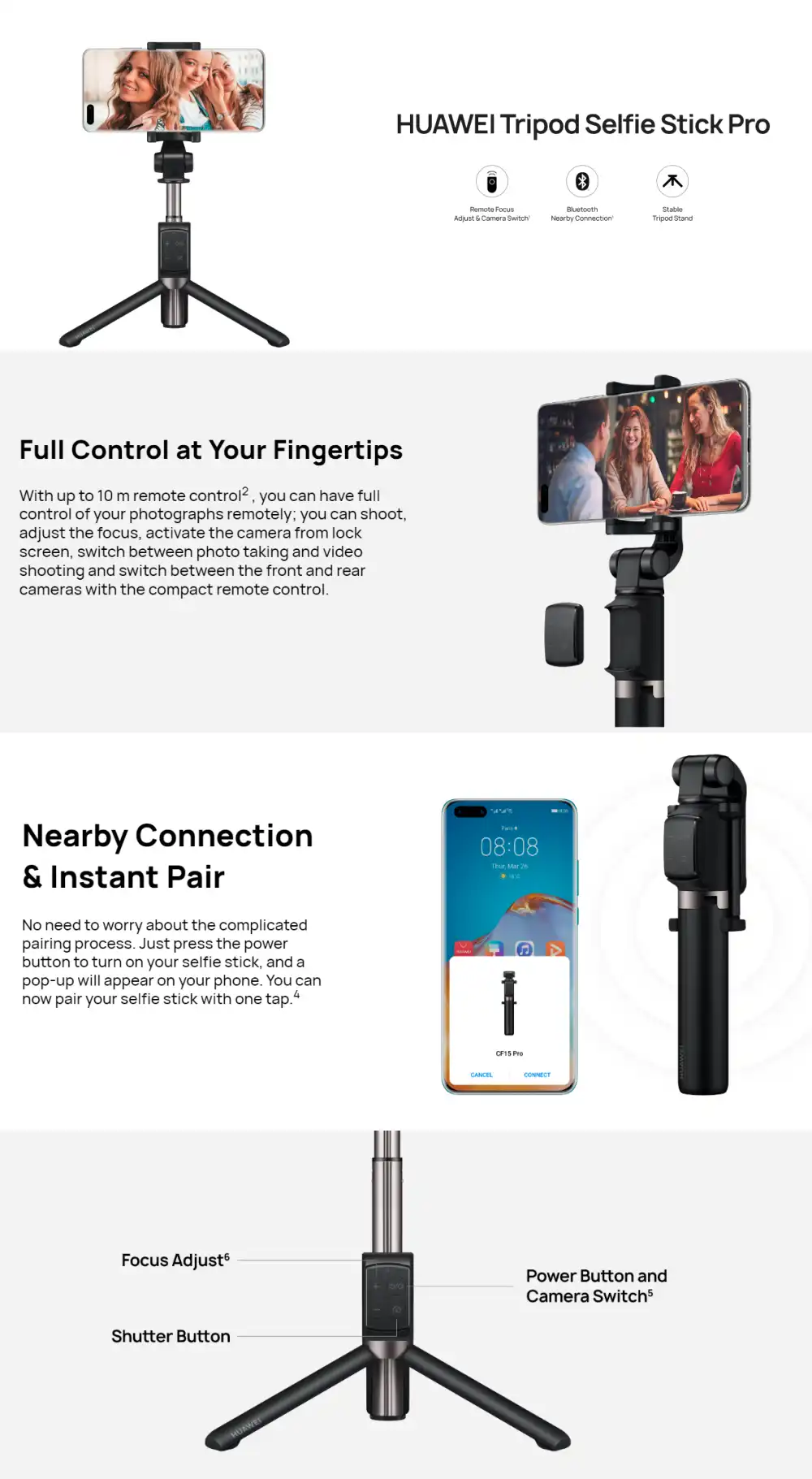 HUAWEI Tripod Selfie Stick Pro