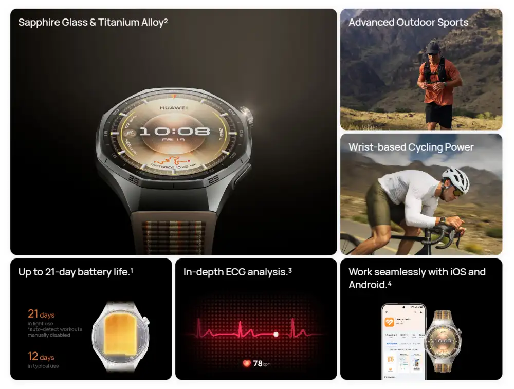 HUAWEI WATCH GT 6 Pro Smartwatch with AMOLED Display, GPS, Fitness Tracking, Long Battery Life – Best Price in Bangladesh